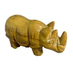 Any 2 Counts Different Maerail Rhino Crystals Ocean Jasper Labradorite Green Aventurine From IG Crystal