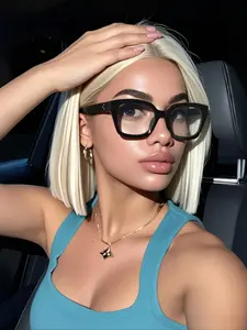 Women's Minimalist Light Blocking Glasses, High Quality Eyewear, Casual Style PC Frame, Perfect for Daily Use, Office, TV Watching, Gaming Accessories