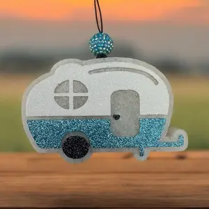 Scent-Sationals Blue Camper Car Freshie Air Freshener
