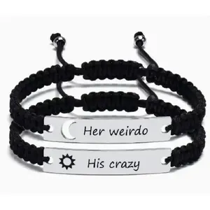 Matching Couples Bracelets for Women Men Long Distance Bracelets for Couples His Hers Bracelets Relationship Bracelets Anniversary Christmas Birthday Gifts