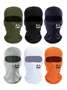Halloween Themed Full Face Balaclava Hat, Windproof Sun Protection Face Mask, Protective Gear, Outdoor Cycling Sunscreen Hat for Men & Women, Fashion Accessories for Daily Wear