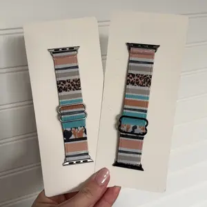 Adjustable Western Stripe Elastic Watch Band