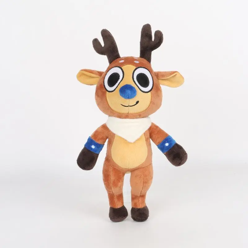 Dandy's World Blue Bell Rudie Plush Toy Movie Stuffed Animals Cute Anime Doll Toys for Kids Birthday Gift Cartoon Scrap Pillow Horror Game Plushie Dolls Xmas Gifts