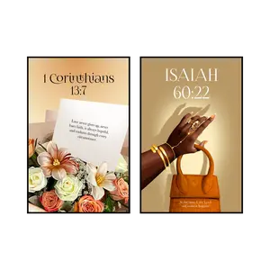 Art Print Bundle : I Corinthians 13:7 + Isaiah 43:4