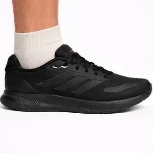 Adidas Men's Black Runfalcon 5 Wide Sneakers, JH5184 (No Box)