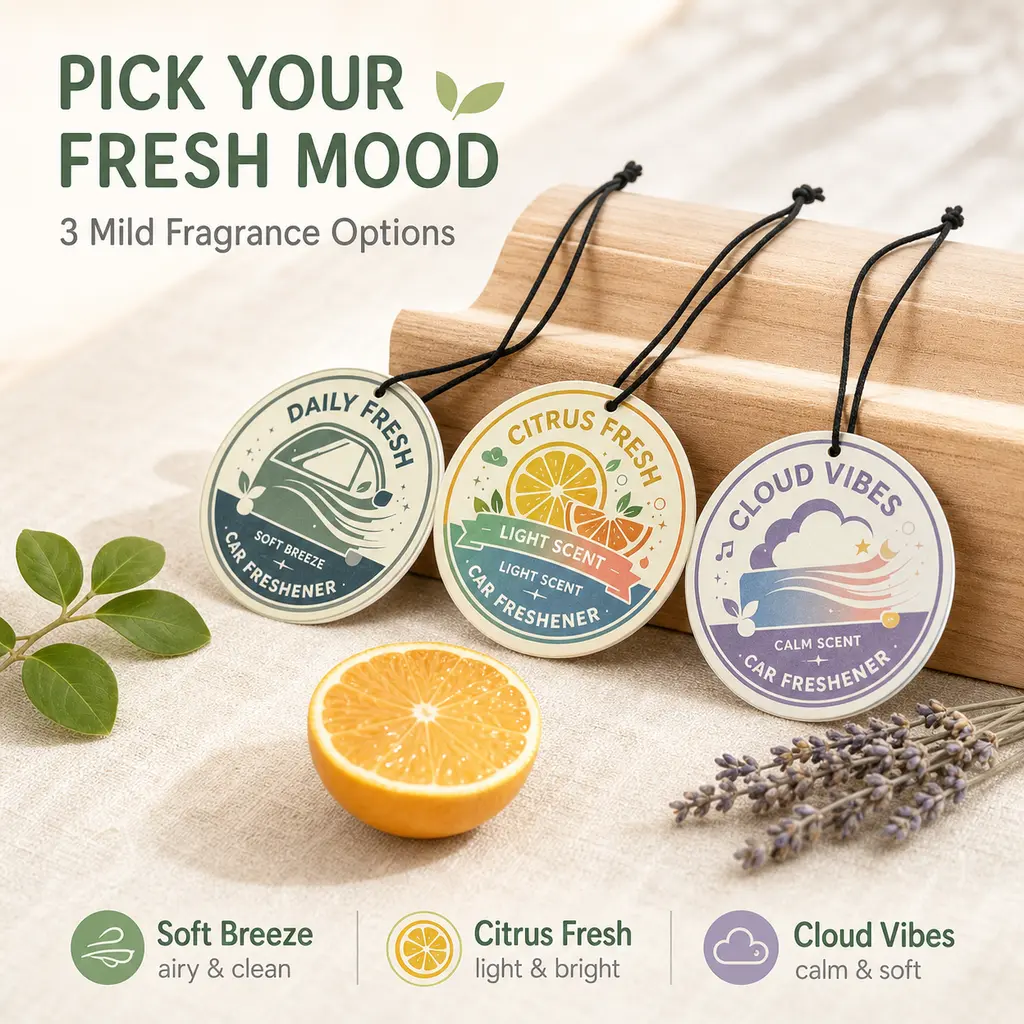 Closet Hanging Scent Sachet Tags, 3 Mild Gentle Long Lasting Fragrances, Musty Mildew Damp Odor Eliminator for Wardrobe Drawer Locker Dorm Apartment, 2026 New Household Housewarming Gift