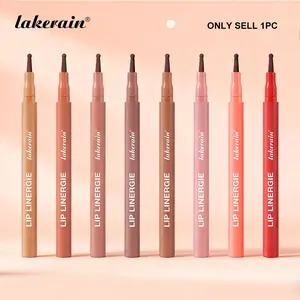 Matte Lipliner, Long-lasting Lip Tint Lip Gloss, Waterproof & Smudge-Proof Lip Glaze, Precision Lip Line Drawing, Natural Gradient Lips, Long-Lasting Non-Transfer, Lightweight & Comfortable, 8 Shades for All Skin Tone
