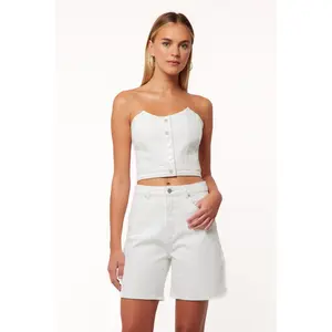 Abrand Carrie Shorts - White Light