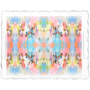 Laura Park Designs - Brooks Avenue Scalloped Tray Large: Large