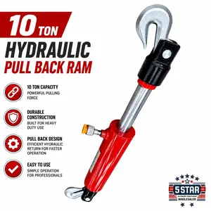 Pull Back Ram 10 Ton Hydraulic Body Shop Frame Porta Power Tools