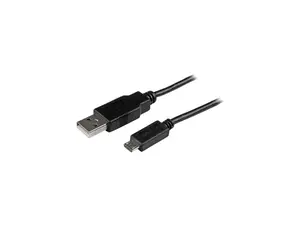 StarTech.com 3 ft Mobile Charge Sync USB to Slim Micro USB Cable for Smartphones and Tablets - A to Micro B