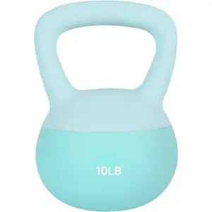 Soft Kettlebells,Sand Filled Weights for Women and Men,Color Coded Anti Slip Soft Kettlebells,Home workout