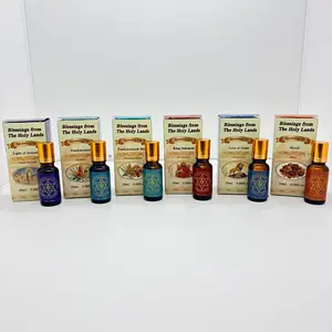 Authentic Jerusalem Holy Oil, Frankincense and Myrrh Spiritual Essential Oil, Aromatherapy, for Prayer, Blessing, Protection, Biblical Christian Gift, 0.68 Fl Oz