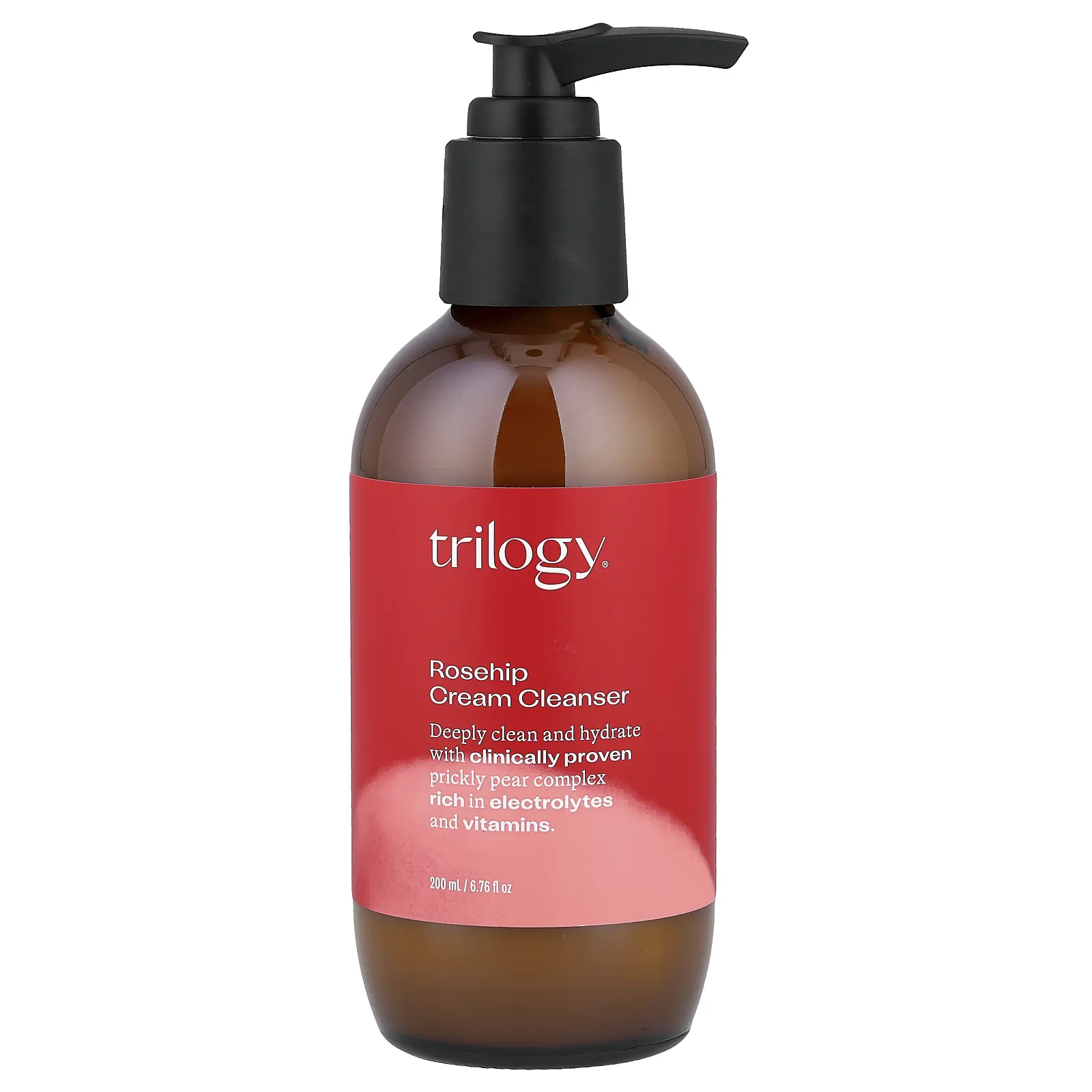 Trilogy Rosehip Cream Cleanser, For All Skin Types, 6.76 fl oz (200 ml)