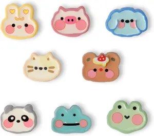 8 Pcs Cute Animal Refrigerator Magnets - Pet Decor for Photos, Notes, Menus | Fridge, Locker & Metal Board