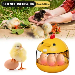 5 Egg Incubator for Home Use, Smart Incubator with Egg Light, Automatic Temperature Control, Humidity Control, Manual Turning Eggs