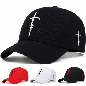 Personality Men Letter Curved Cross Embroidered Baseball Hat Outdoor Sport Adiustable Sunscreen Leisure Hat Spring AutumnTravel Tourism Beach Vacation Sports Cap