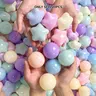 20pcs  Soft Plastic Ball Pool Balls with Star Shapes, BPA-Free Safe Kids Toy Balls for Play Tent, Baby Pool Fun, Party Decorations, Versatile Use, Group Play Sessions, Round, Play Pit Balls