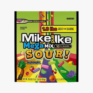 Mike and Ike, Mega Mix Sour, 28.8 Ounce, Viral Tiktok