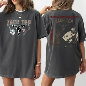 Zach Top shirt, Zach Top Tour shirt, Zach Top Concert, Country music, tour merch, concert tee, Gildan Shirt Unisex Crewneck, Top Casual Basic