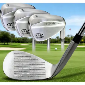 Golf Wedge Set Men's Right Handed 3 Piece Sand Lob Gap Wedges Brushed Stainless Steel Lightweight Durable for Golf Training