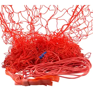 4 inch mesh Orange Bungee Slip Net, Soccer, Goal Replacement-Practice Net