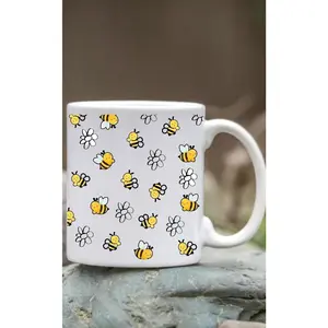 Boobees Funny Coffee Mug, Playful Adult Humor Bee Pun Gift