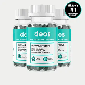 Edible Internal Full Body Deodorant Supplement - Healthcare, Health & Nutrition Support, Beauty Wellness Aid, DEOS Multi-Pack