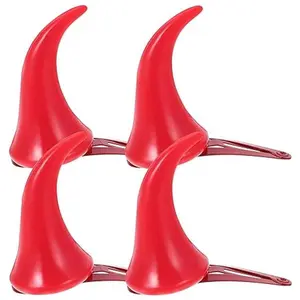 Devil's Horn Hairpin Halloween Costume Accessories for Role-Play Party Headwear Birthday Headwear Party Gathering Headwear Daily Headwear