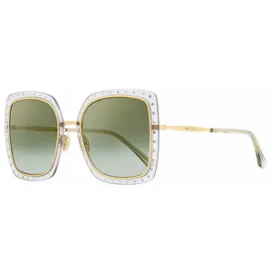 Jimmy Choo Square Dany Sunglasses FT3FQ Gray/Gold 56mm