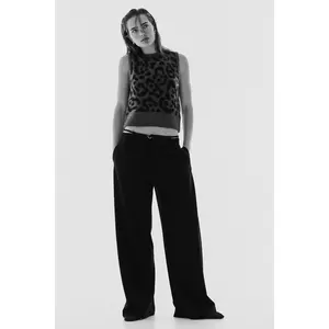 H&M Belted tailored trousers