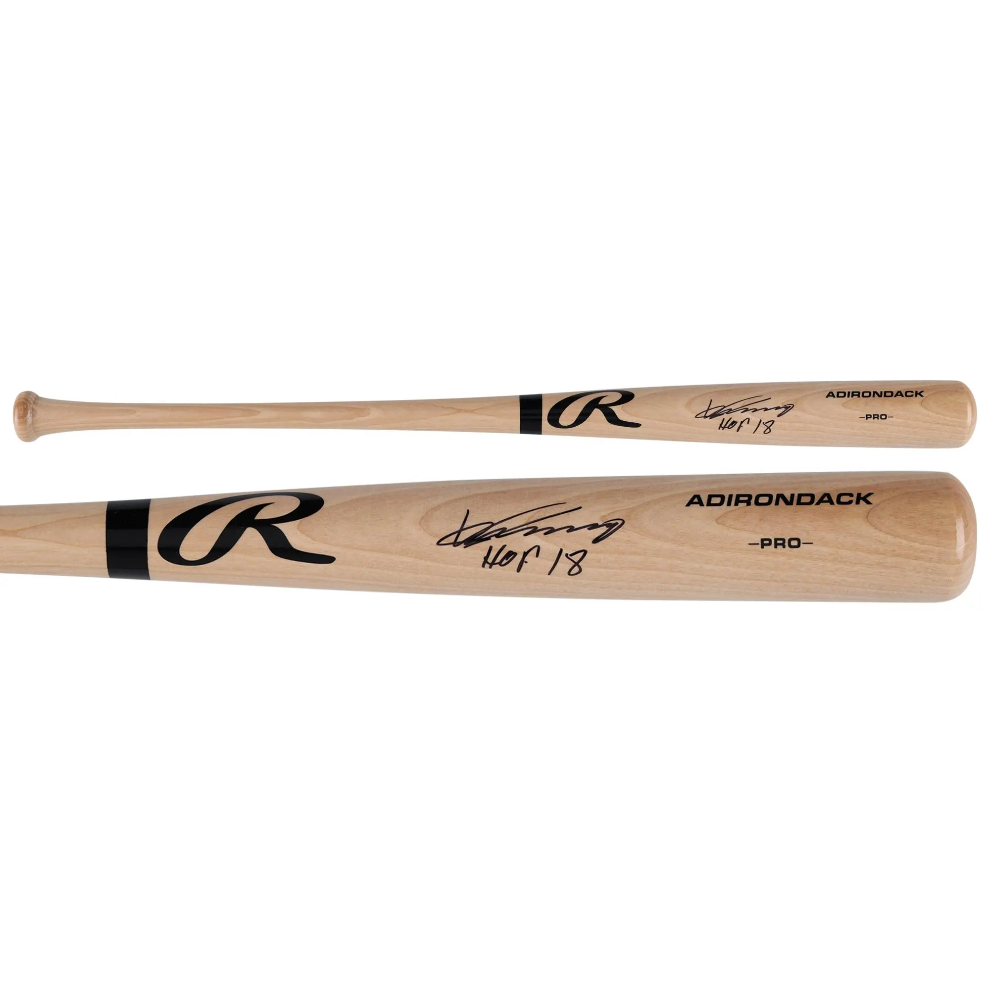 Vladimir Guerrero Los Angeles Angles Autographed Blonde Rawlings Pro Bat with "HOF 18" Inscription - Fanatics Authentic Certified