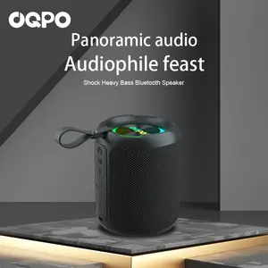 【IPX7 Waterproof】OQPO Wireless Outdoor Speaker 40W Power Wireless 5.3 TWS Pairing 360° Surround Sound Deep Bass Hi-Fi Quality 3 EQ Modes Ideal for Party, Camping, Beach, Pool,Audio