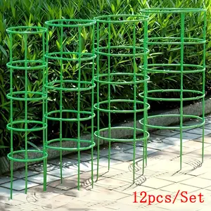 DIY Assembly Multi layer Home Vine Climbing Frame - Garden Trellis - Multi functional and Strong Supporting Plant Vine Climbing Support Rod Climbing Plant Stand