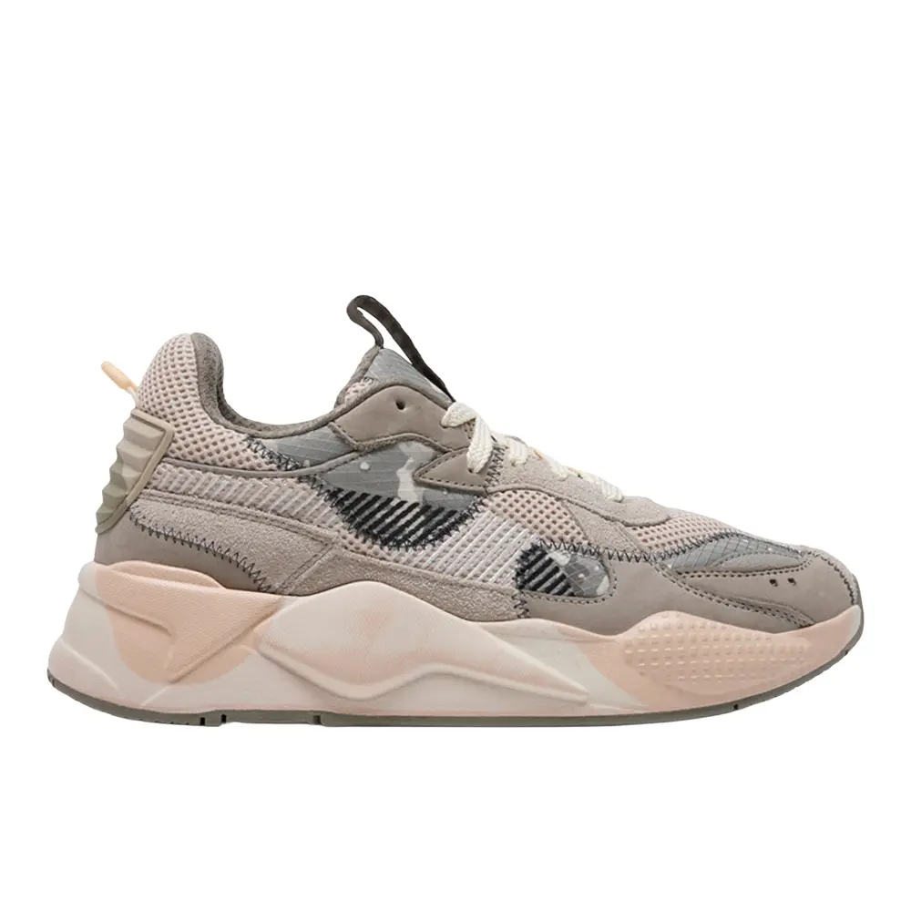 PUMA Mens Rs X Rain Map Lace Up Sneakers Shoes Casual - Beige
