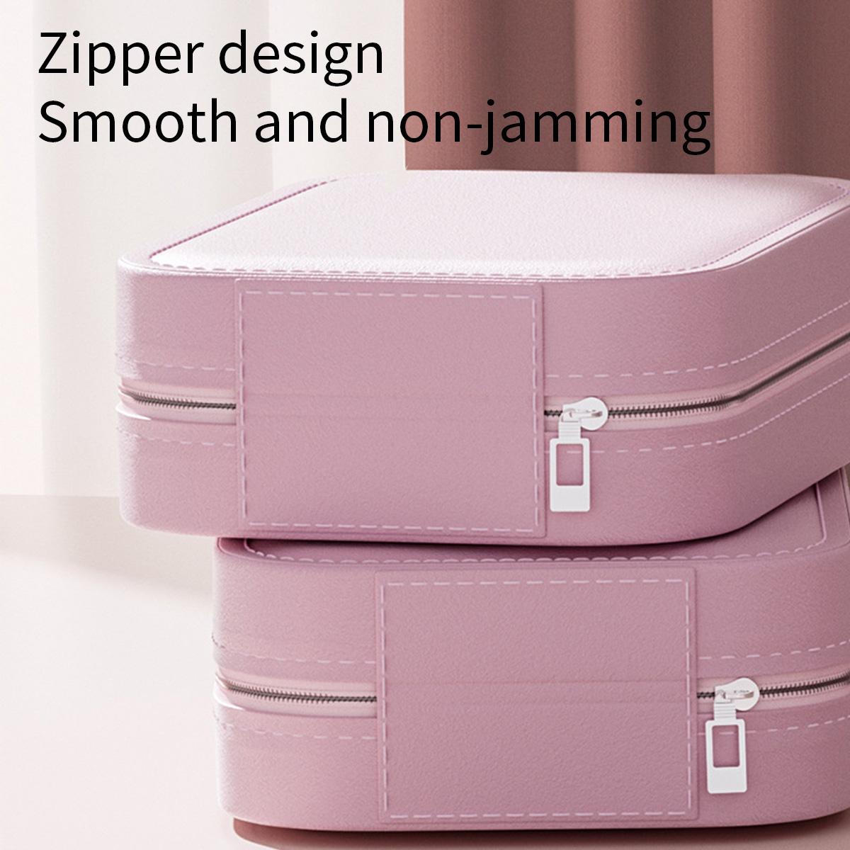 Portable Large Capacity Makeup Bag with LED Mirror, Adjustable Brightness LED Light Cosmetic Storage Containers Set, Travel Makeup Organizer