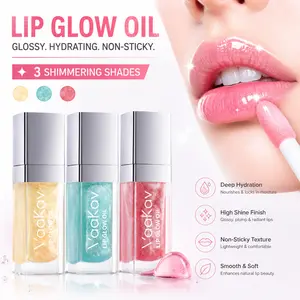 3 Pack pH Color Changing Lip Oil, Moisturizing Lip Gloss, Hydrating Lip Balm, Long Lasting Lip Stain, Glossy Lip Tint, Moisture Lock Formula, Lip Moisturizer with Jojoba Oil & Vitamin E, Hydrate Dry Lips, Natural Pink Glow for Women