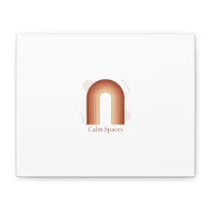 Terracotta Arch Print Canvas | Earthy Minimal Poster, Clay Tone Wall Art