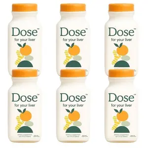 DOSE Organic Wellness Shots 12 x 2oz – Turmeric, Milk Thistle & Dandelion Liver Support, USDA Organic Supplement