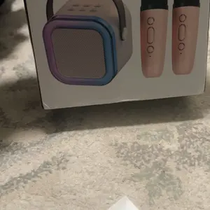 Mini Karaoke Machine for Kids Adults: Portable Bluetooth Speaker with 2 Wireless Microphone - Singing Karaoke Toy Gift for Girls Boys Ages 4-12+ Years Old Birthday Gift & Gifts Boyfriend & Funny Gift & Tween Gifts