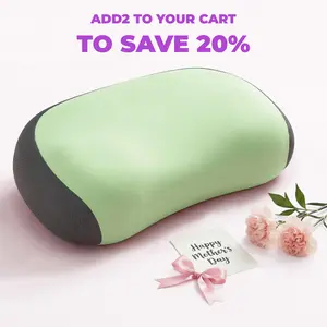 【Mother's Day gift】GEECO Sleep Pillow: Memory foam pillow with breathable freshness. Supports deep sleep without flattening over time. Relieves neck pain and fatigue. Free sleep mask and earplugs included