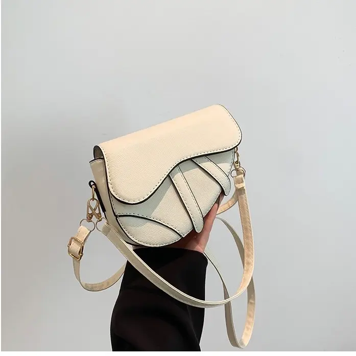 Crossbody new trend solid color saddle bag