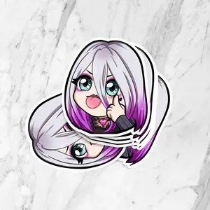 Sable Ward Dead by Daylight Vinyl Decal Sticker | Anime Peeker Sticker for Cars, Water Bottles, Laptops | Anime Gifts for Her, Him