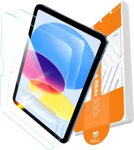 2-Pack Tempered Glass Screen Protector for iPad 11th/10th Gen (A16) 11/10.9 Inch (2025/2022) – 9H Hardness, Easy Application Tray, Apple Pencil & Case Compatible, HD Clear