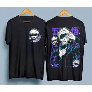 valentine shirts  Jujutsu Kaisen Couple T Shirt Gojo Satoru Anime Fans T Shirt Gift for Her Him Men Summer Cotton Women Tees Streetwear Casual Top