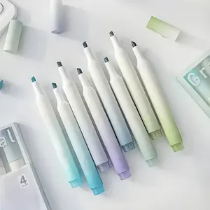 12Pcs cute highlighters, covering a variety of colors, suitable for notes, drawing, handicrafts and journaling on office whiteboards and calendars.