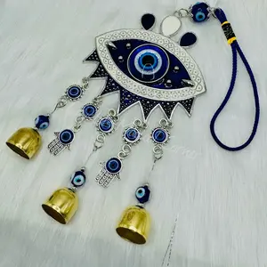 Evil Eyes Wind Chimes for Home and Garden ~ Hanging Wind Bells~ Wall Decoration ~ Gift ~ Protect and Reverse Negative Energies Room Hangable Ornaments