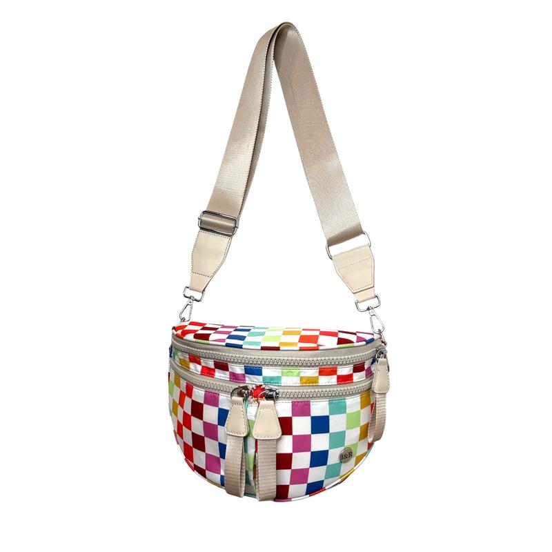 The Iris Best Version Crossbody Bag (#8061) Women's Fashion Saddle Bag - By Iris & Rainbow