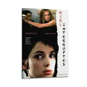 Girl, Interrupted Poster for Bedroom Aesthetic Canvas Wall Art Living Room Posters Painting Picture Print Modern Family Decor Artist Bathroom Poster