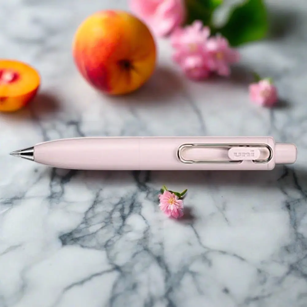 Uniball One P Gel Pen - Peach Milk (0.38mm Black Refill)